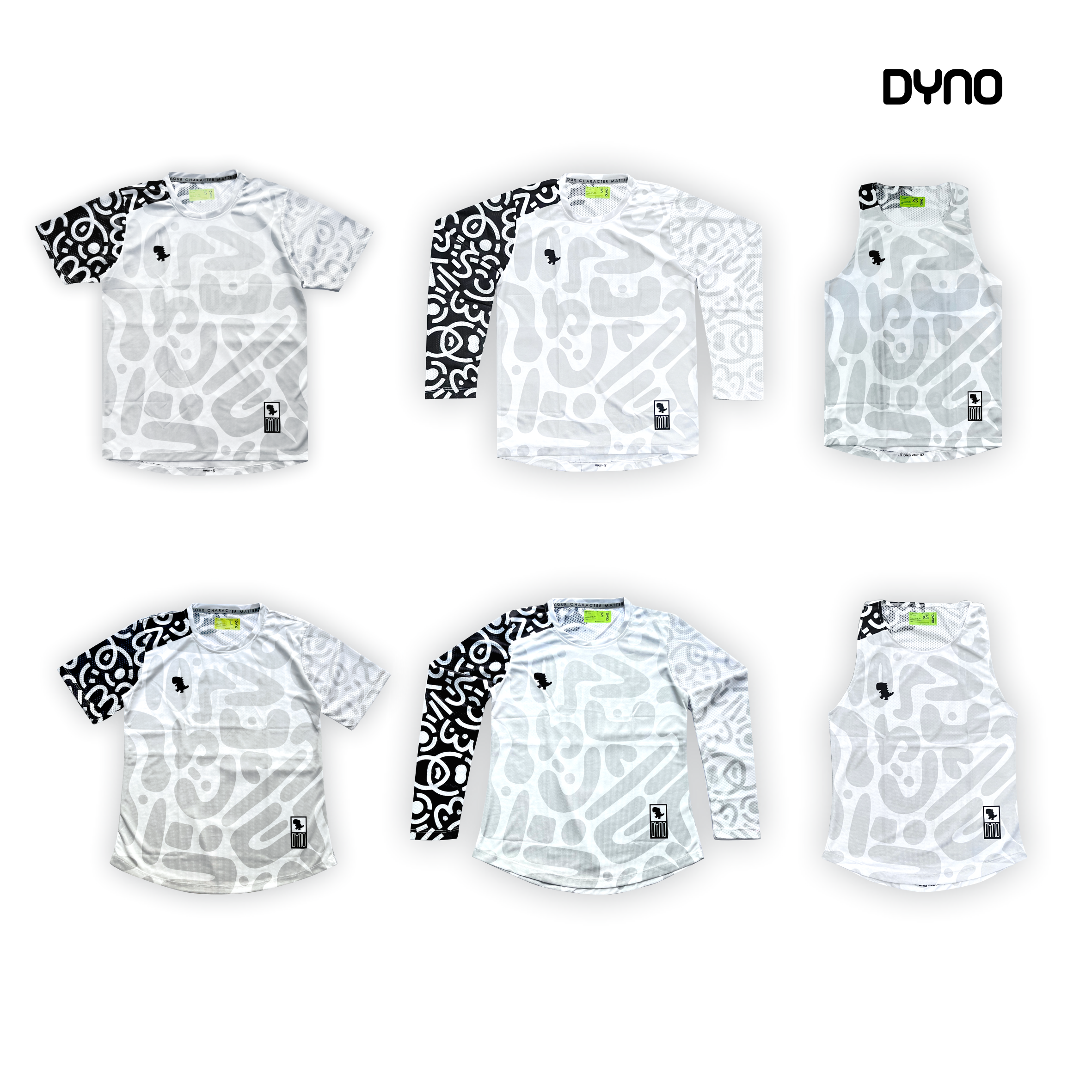 Black and white jersey